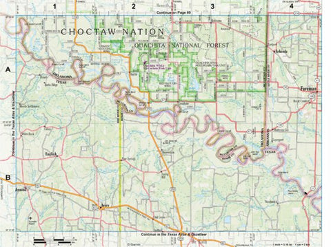 Oklahoma Atlas & Gazetteer Page 72 Preview 1