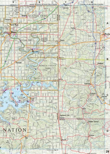 Oklahoma Atlas & Gazetteer Page 29 Preview 1