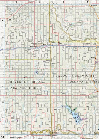 Oklahoma Atlas & Gazetteer Page 42 Preview 1