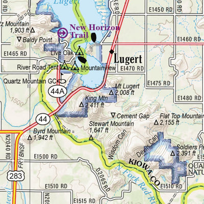 Oklahoma Atlas & Gazetteer Page 51 Preview 3