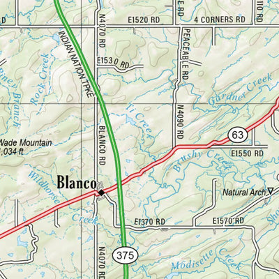 Oklahoma Atlas & Gazetteer Page 57 Preview 2