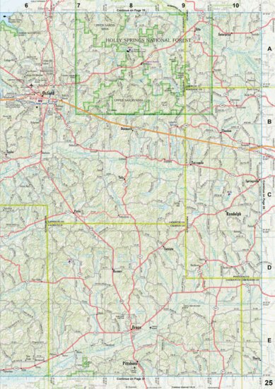 Mississippi Atlas & Gazetteer page 25 Preview 1