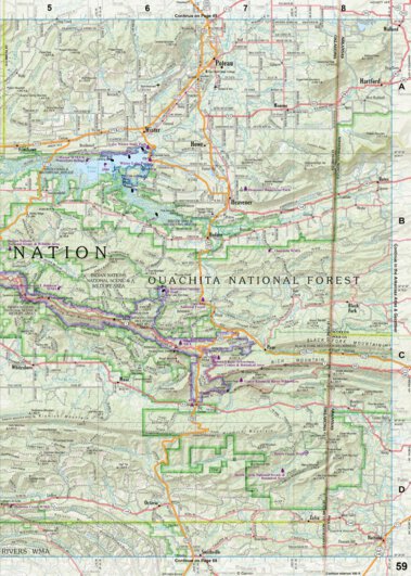 Oklahoma Atlas & Gazetteer Page 59 Preview 1