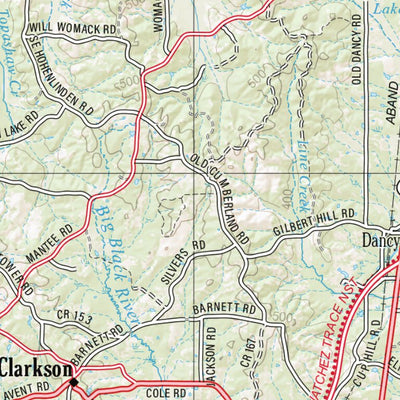 Mississippi Atlas & Gazetteer page 32 Preview 3