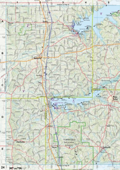 Mississippi Atlas & Gazetteer page 24 Preview 1