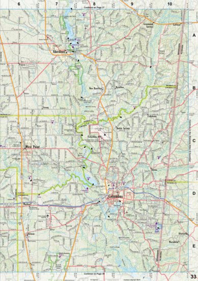 Mississippi Atlas & Gazetteer page 33 Preview 1