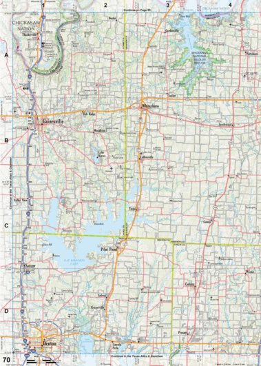 Oklahoma Atlas & Gazetteer Page 70 Preview 1