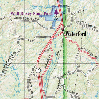 Mississippi Atlas & Gazetteer page 19 Preview 3