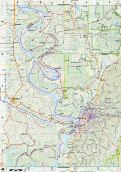Mississippi Atlas & Gazetteer page 40 Preview 1