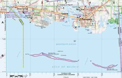 Mississippi Atlas & Gazetteer page 64 Preview 1
