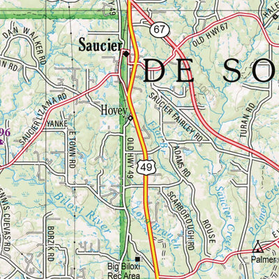 Mississippi Atlas & Gazetteer page 61 Preview 3