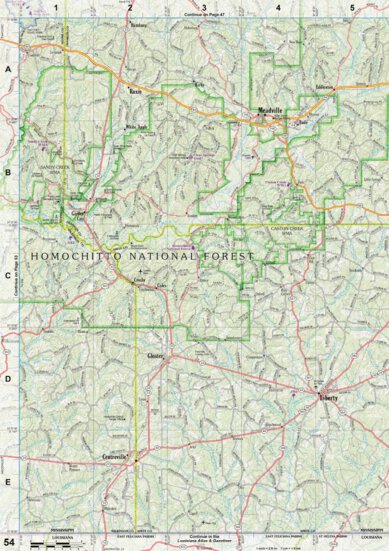 Mississippi Atlas & Gazetteer page 54 Preview 1