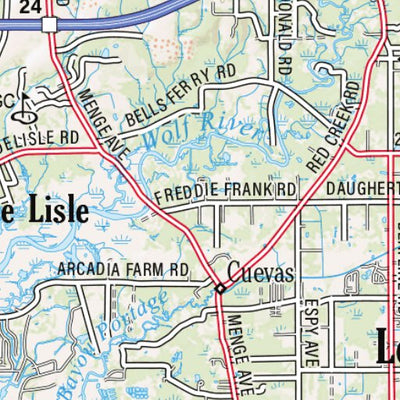 Mississippi Atlas & Gazetteer page 63 inset Preview 3