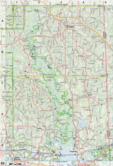 Mississippi Atlas & Gazetteer page 62 Preview 1