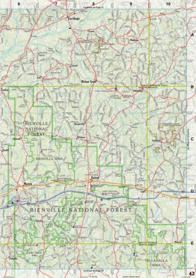 Mississippi Atlas & Gazetteer page 43 Preview 1