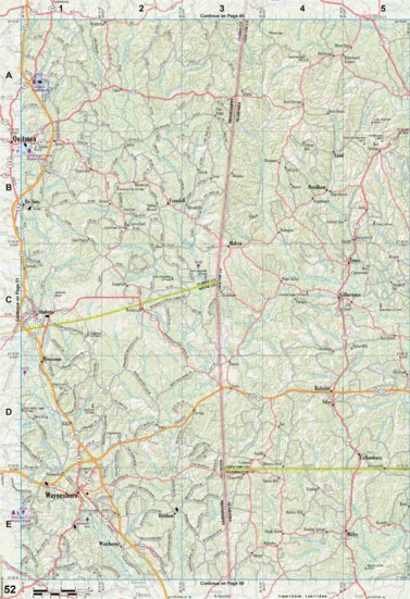Mississippi Atlas & Gazetteer page 52 Preview 1