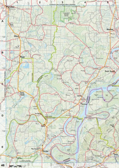 Mississippi Atlas & Gazetteer page 46 Preview 1