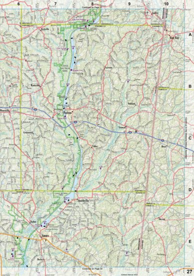 Mississippi Atlas & Gazetteer page 27 Preview 1