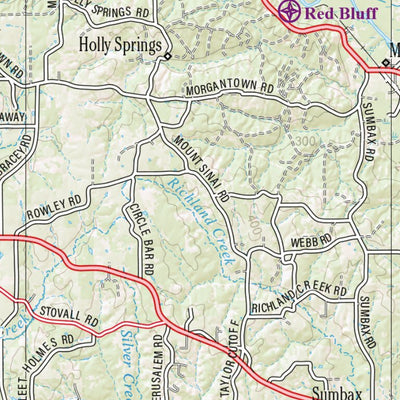 Mississippi Atlas & Gazetteer page 56 Preview 2