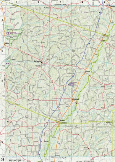 Mississippi Atlas & Gazetteer page 36 Preview 1