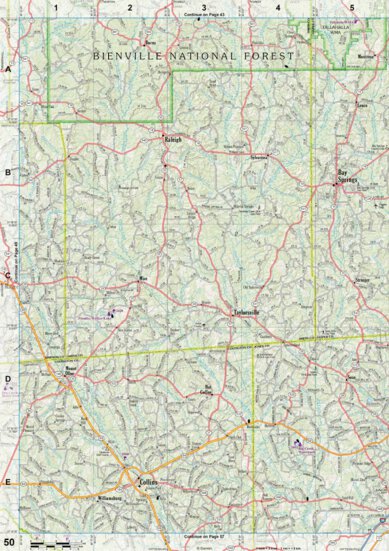 Mississippi Atlas & Gazetteer page 50 Preview 1
