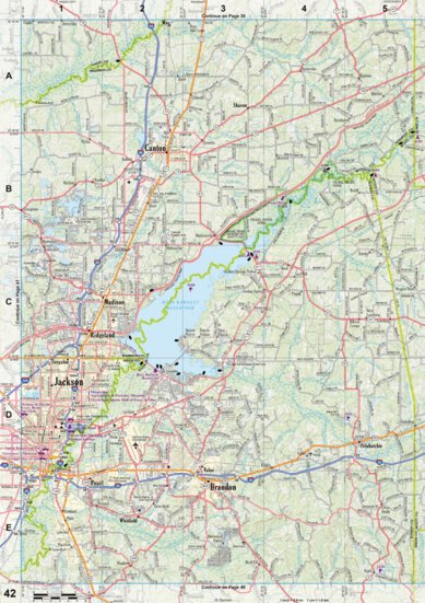 Mississippi Atlas & Gazetteer page 42 Preview 1