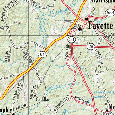 Mississippi Atlas & Gazetteer page 47 Preview 3