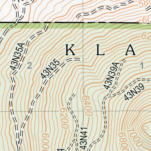 Garner Mountain Map by US Forest Service R5 | Avenza Maps