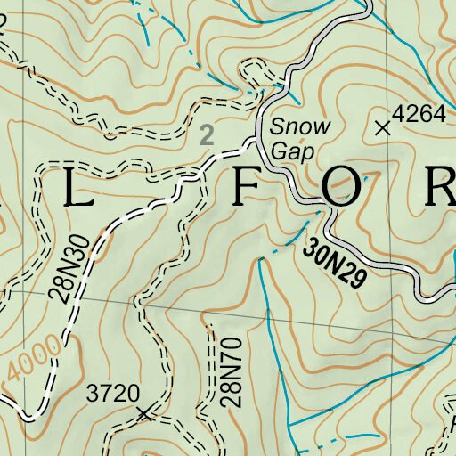 Smokey Creek Map by US Forest Service R5 | Avenza Maps