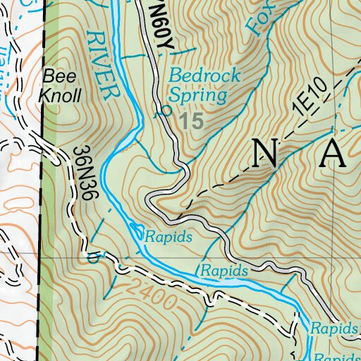 Chalk Mountain Map by US Forest Service R5 | Avenza Maps