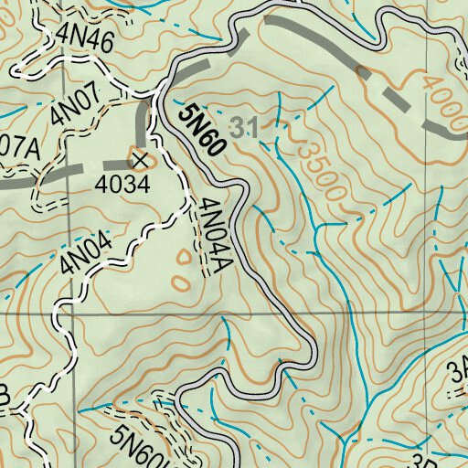 Hyampom Mountain Map by US Forest Service R5 | Avenza Maps