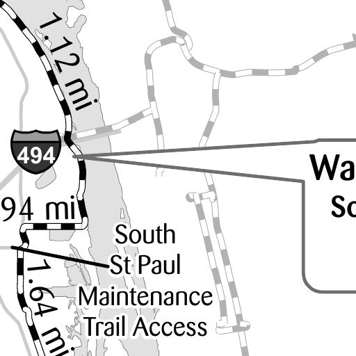 Mississippi River Greenway Trail Map By Dakota County Minnesota Avenza Maps 7065