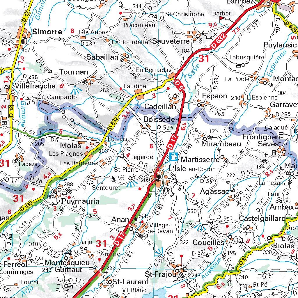 Midi-Pyrénées 2024 Map by Michelin | Avenza Maps