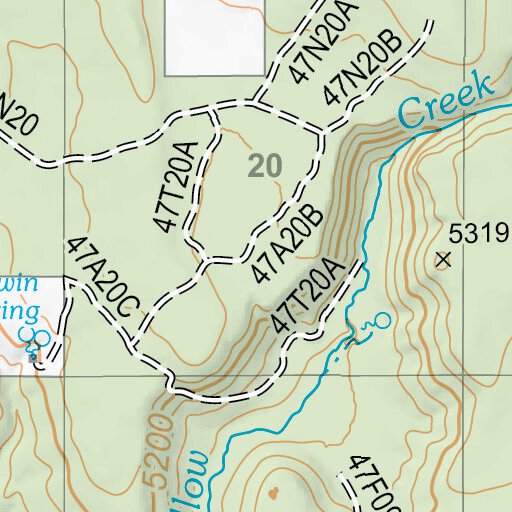 Beaver Mountain Map by US Forest Service R5 | Avenza Maps