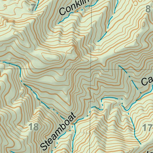 Warren Peak Map by US Forest Service R5 | Avenza Maps