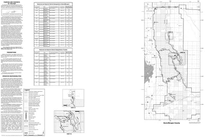Uinta-Wasatch-Cache NF Salt Lake RD Davis Morgan County Motor Vehicle Use Map 2024 Preview 1