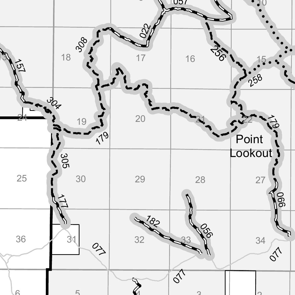 Caribou-Targhee NF Palisades RD Motor Vehicle Use Map 2024 MVUM by US ...