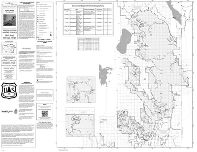 Caribou-Targhee NF Soda Springs RD Motor Vehicle Use Map 2024 MVUM Preview 1