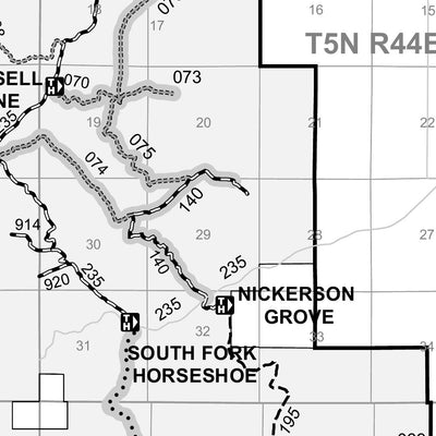 Caribou-Targhee NF Teton Basin RD Motor Vehicle Use Map 2024 MVUM Preview 2