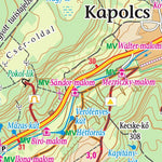 Malmok völgye turista-, biciklis térkép, Valley of Watermills tourist-biking map Preview 3
