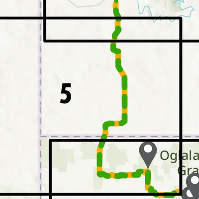 Great Plains Trail Nebraska-South Dakota Segment Index Preview 2