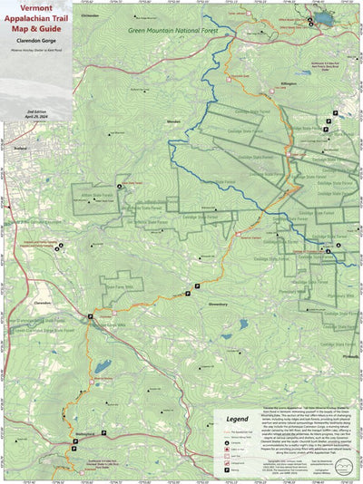 Vermont AT Map #5: Clarendon Gorge Preview 1