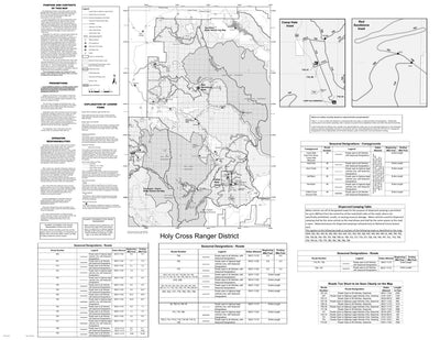White River NF - Eagle & Holy Cross Ranger Districts (East Half) - Summer MVUM Preview 1