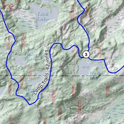 Oregon SxS Trail Corbett Sno-Park Loop Trail Map #23 of 48 Preview 3