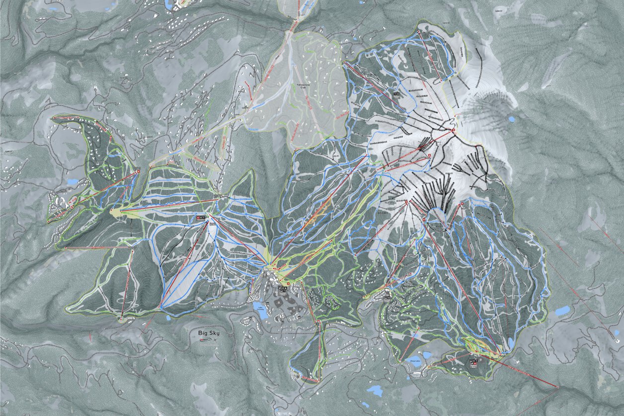 Big Sky Resort Map by Mapsynergy - 20240501155551 BigSkyResort Preview 0 