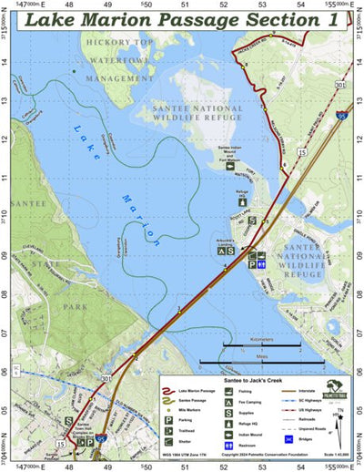 Lake Marion Passage (Section 1) of the Palmetto Trail Preview 1