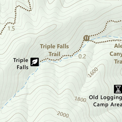 Uvas Canyon County Park Guide Map Preview 2