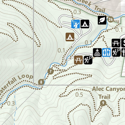 Uvas Canyon County Park Guide Map Preview 3
