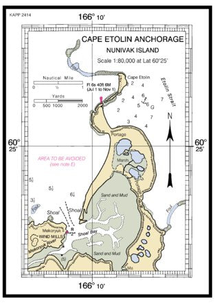 Cape Etolin Anchorage: Nunivak Island Preview 1