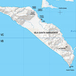 G1210-11 Baja, Mexico 1:250,000 Topographic Map Preview 1